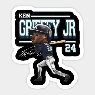 Ken Griffey Jr. Seattle Cartoon Sticker